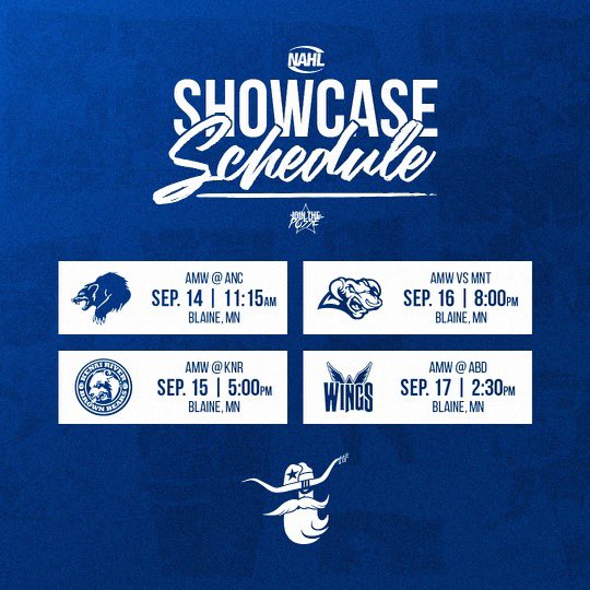 2022 NAHL Showcase Schedule Released