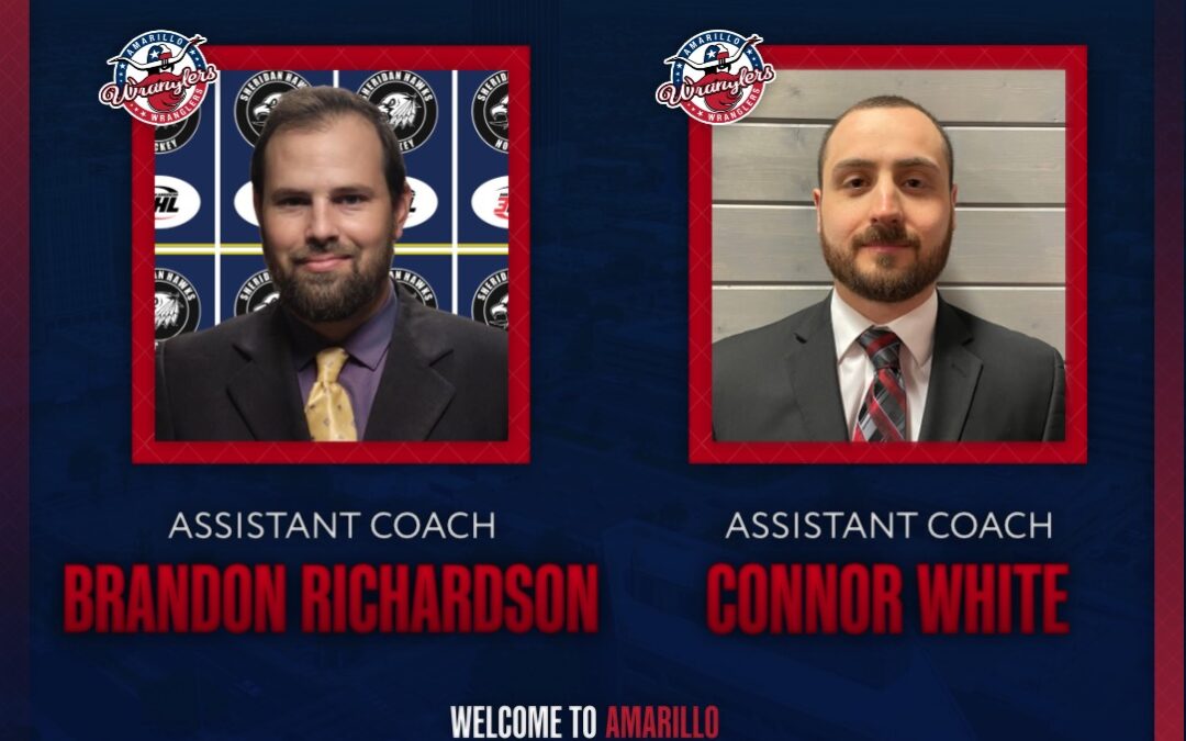 Wranglers Name Brandon Richardson and Connor White Assistant Coaches Ahead of the 2024-25 Season