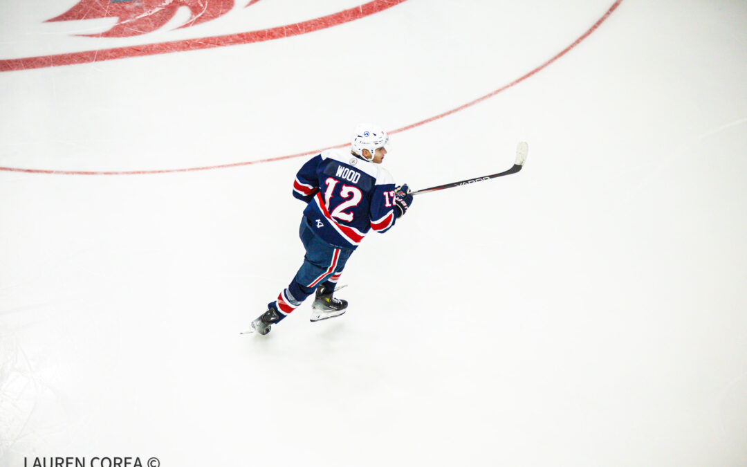 Wood Scores Twice as Wranglers Rally from Down 2-0 to win 5-3