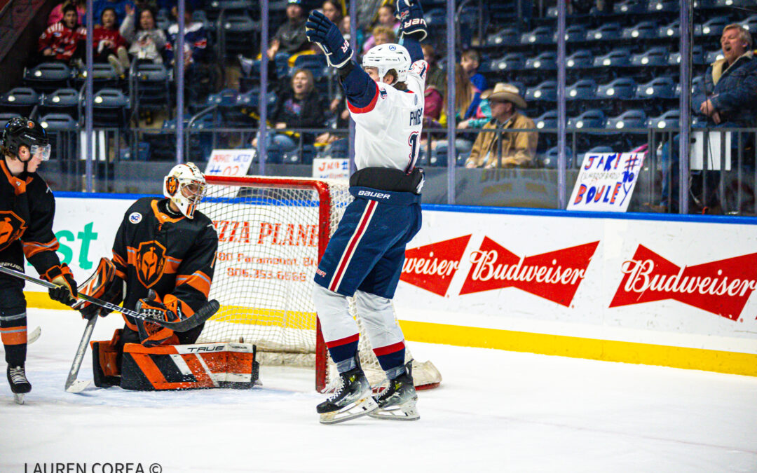 Wranglers Score Five Unanswered in 5-1 Beatdown of Warriors